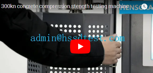 300kn concrete compression stength testing machine video